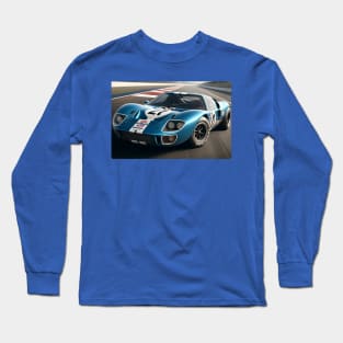 Vintage Race Day Ford GT Long Sleeve T-Shirt